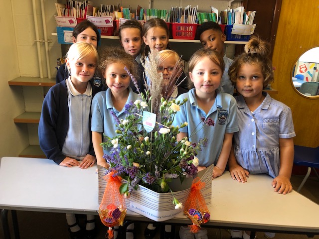 Mission 1: Create a flower arrangement for Cobham Heritage Day to be displayed in our church.